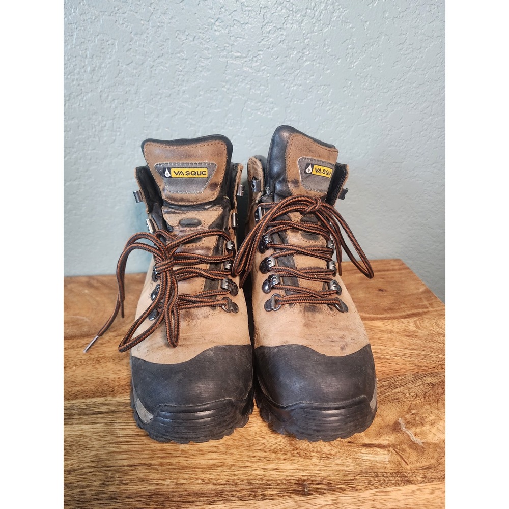 Vasque Gore-Tex Hiking Boots Mens 6.5 M Vintage 90s Brown Leather Vibram 7135 M